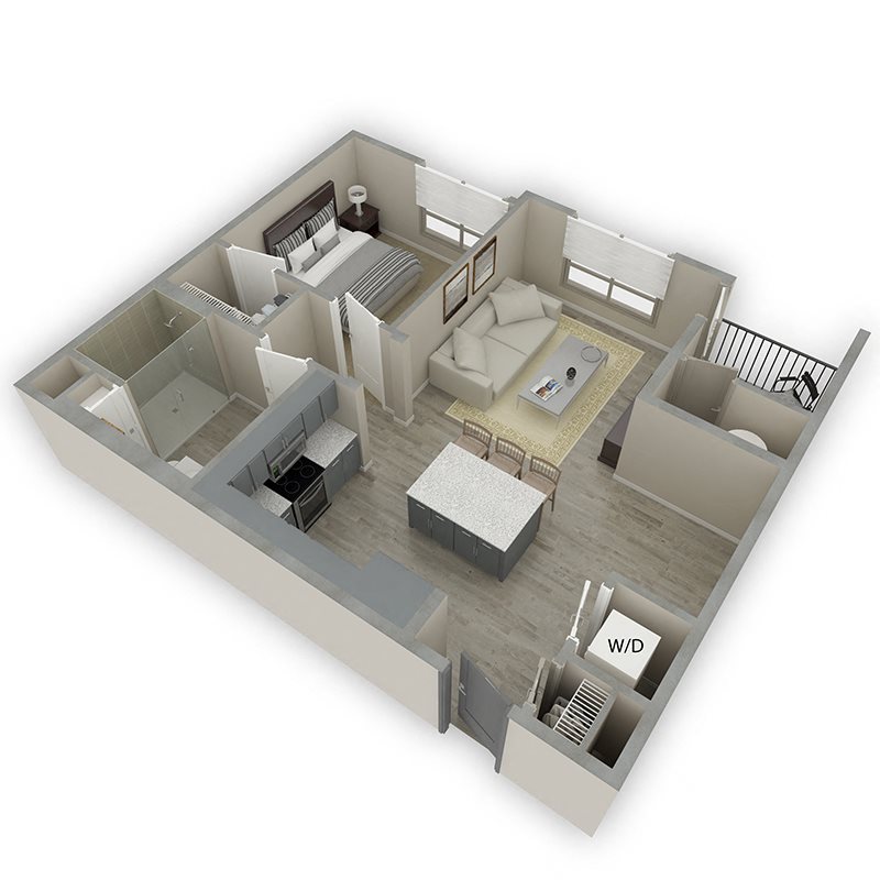 Arte apartment floorplan 1